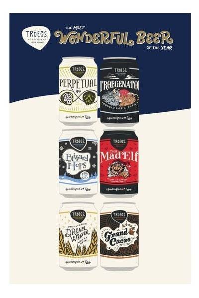 Tröegs Most Wonderful Beer Of the Year Sampler (12 x 12 fl oz)