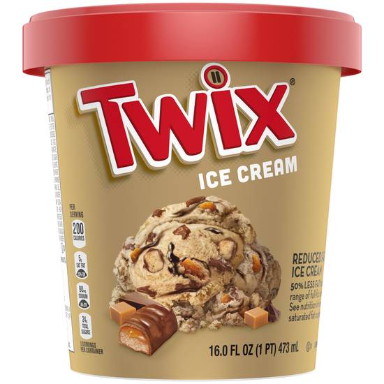 Twix Reduced Fat Ice Cream (caramel)