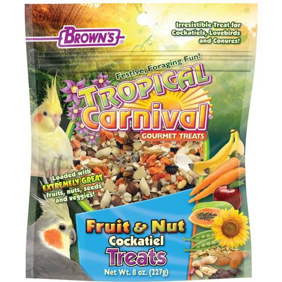 Brown's Tropical Carnival Gourmet Cockatiel Treats (8 oz)