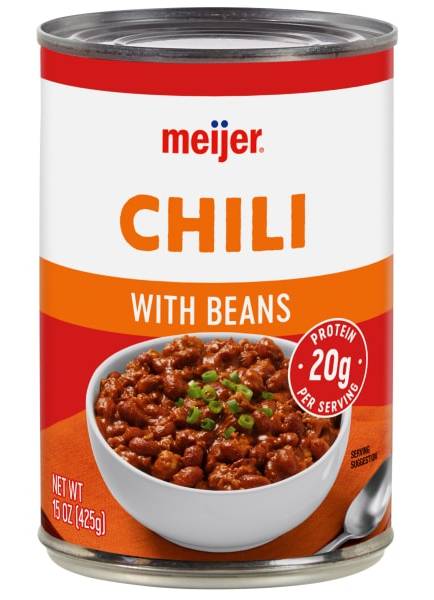 Meijer Chili With Beans, 15 oz.