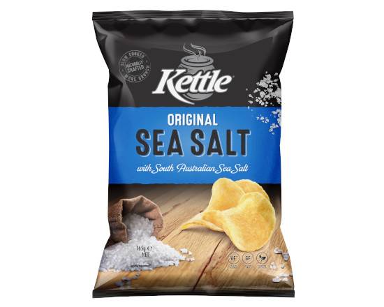 Kettle Sea Salt Chips 165g