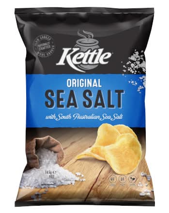 Kettle Sea Salt Chips 165g