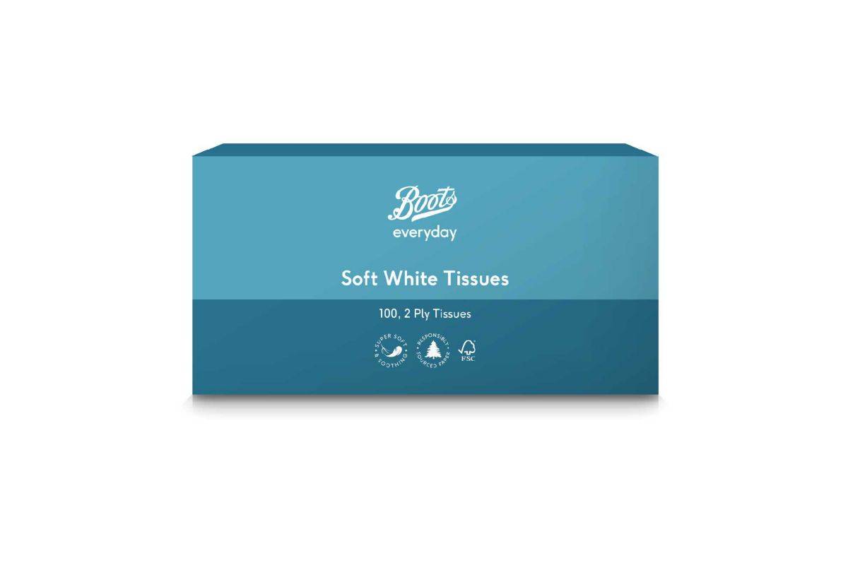 Boots Everyday Soft White Tissues (100 ct)