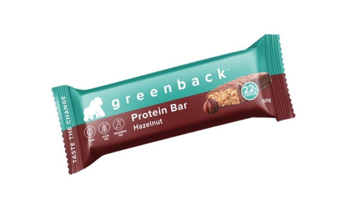 Greenback Hazelnut Protein Bar 50g