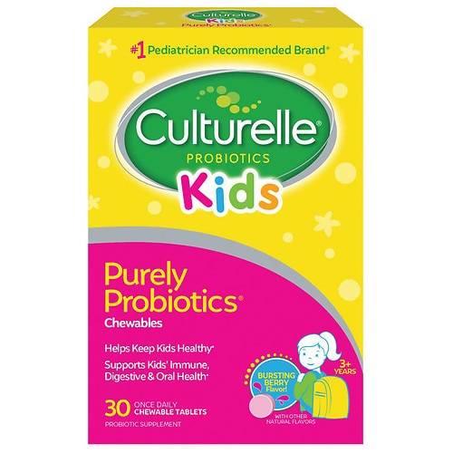 Culturelle Kids Daily Probiotic Supplement Chewable Berry - 30.0 ea