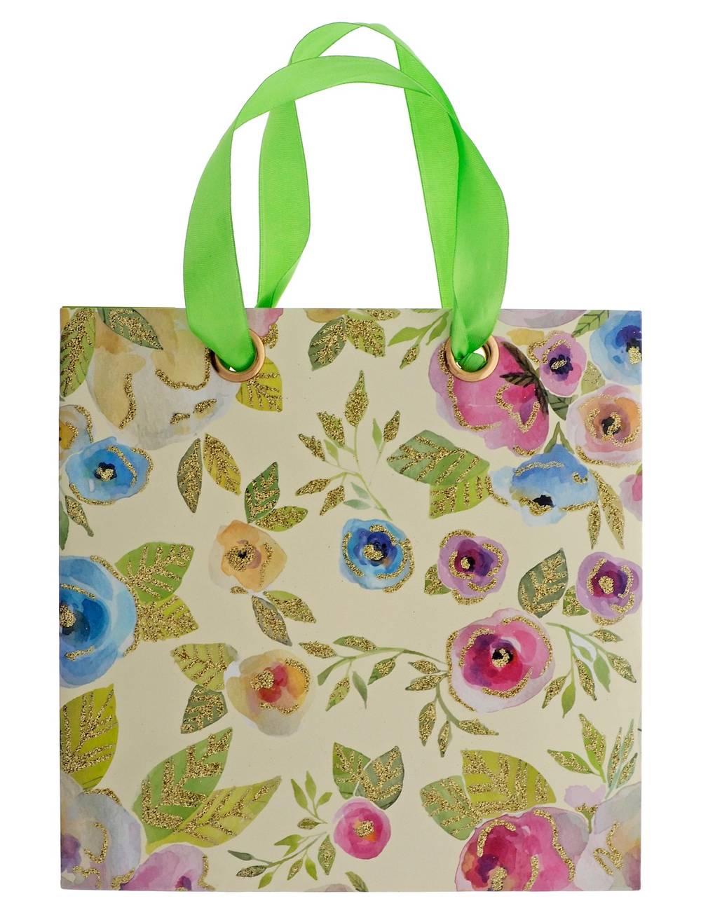 Floral Square Gift Bags