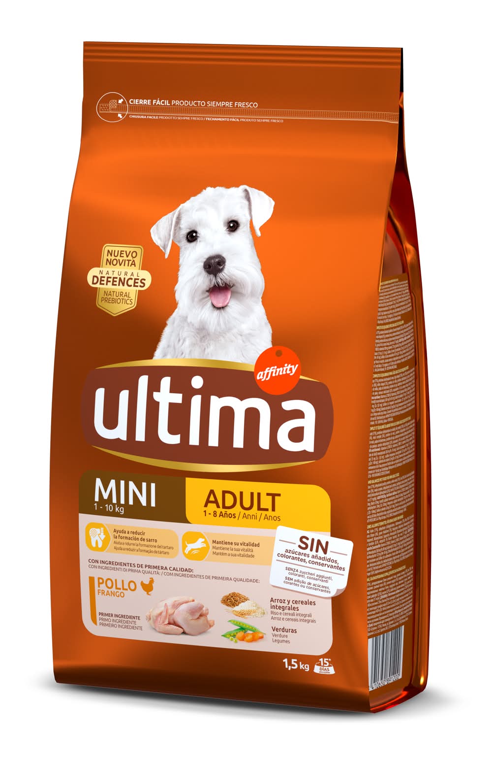 Mini adult pollo 1 · ULTIMA DOG (1,5 kg)