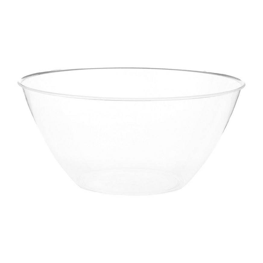 Party City Clear Plastic Bowl, Medium