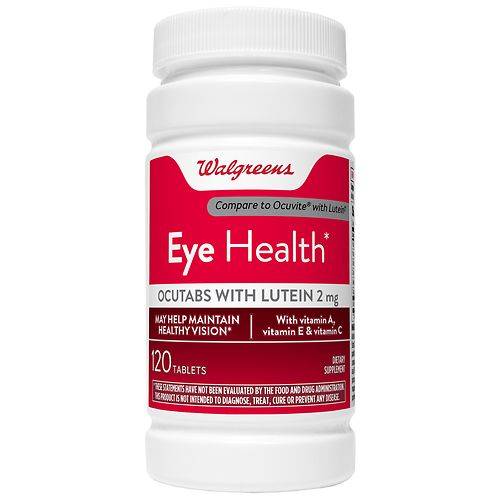 Walgreens Eye Health Ocutabs with Lutein - 120.0 ea