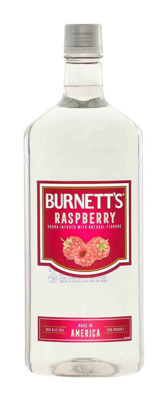 Burnett's Raspberry Vodka Bottle (1.75 L)