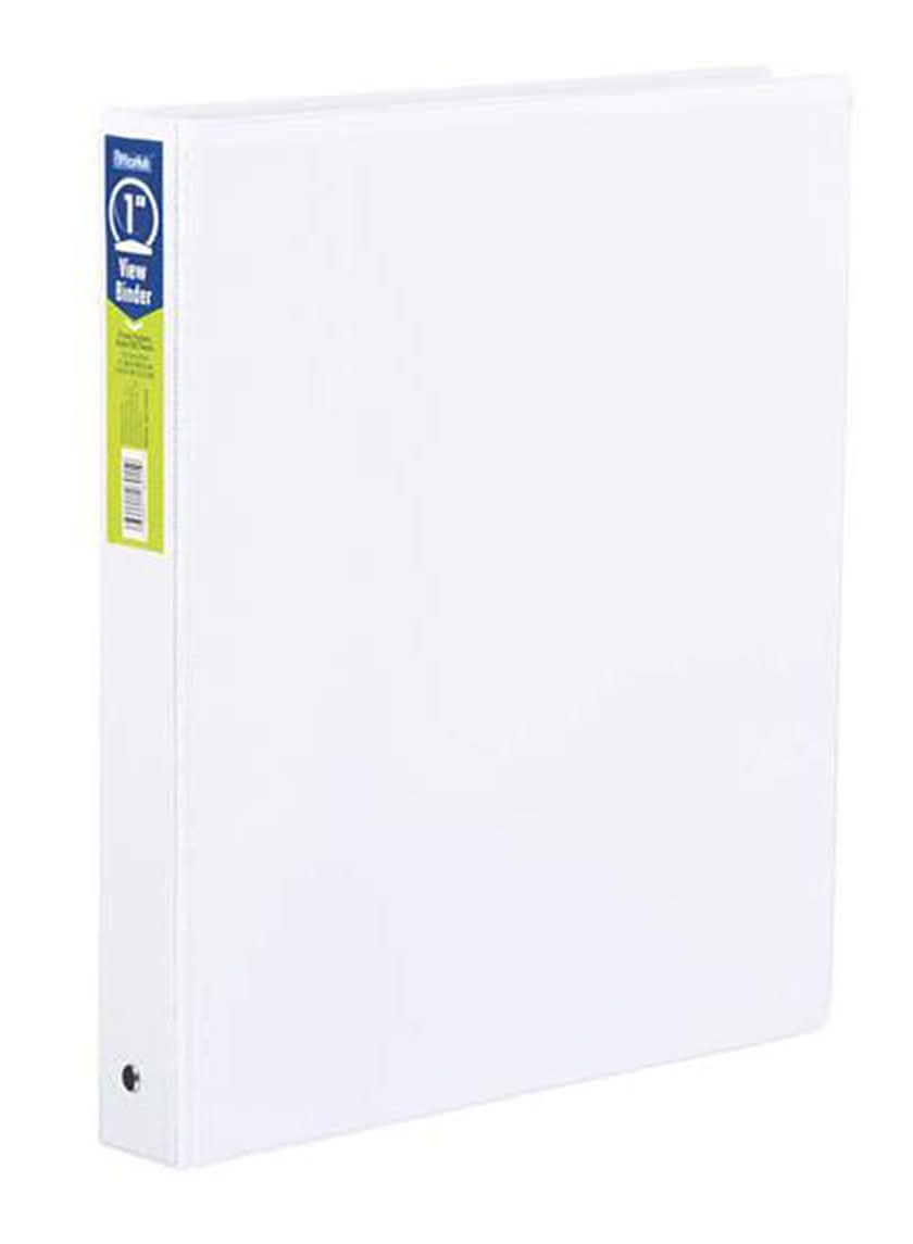Officehub 1" View Binder Assorted - 1 Ct