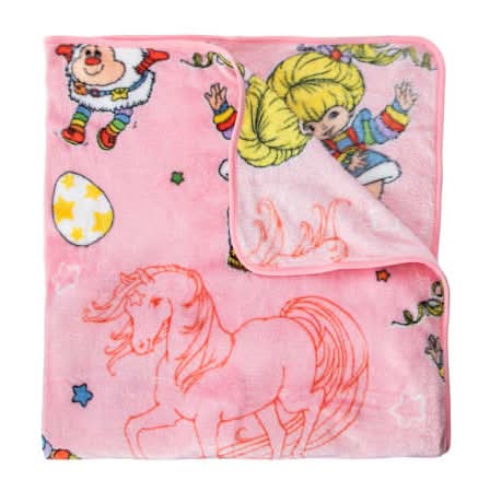 Rainbow Brite Travel Blanket 40in x 50in Starlite