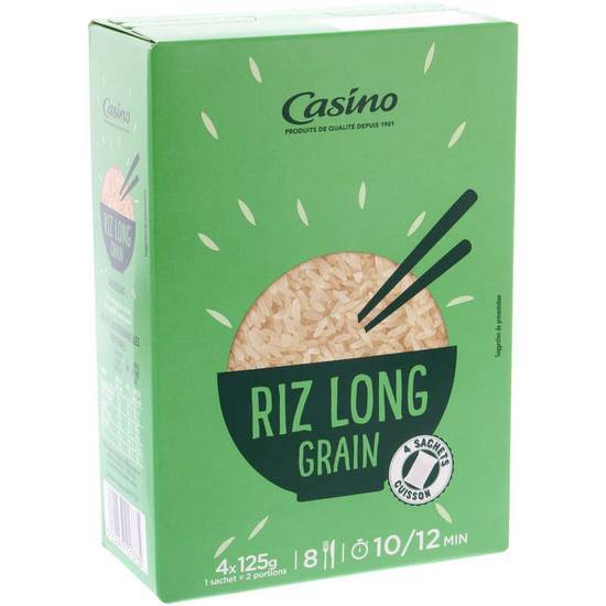 Casino Riz - Long grain - Sachets cuisson 4x125g