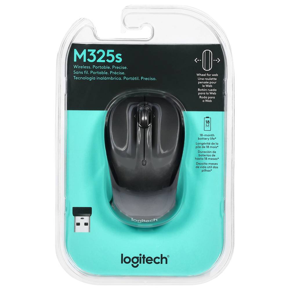 Logitech M325s Wireless Optical Usb Mouse (black)