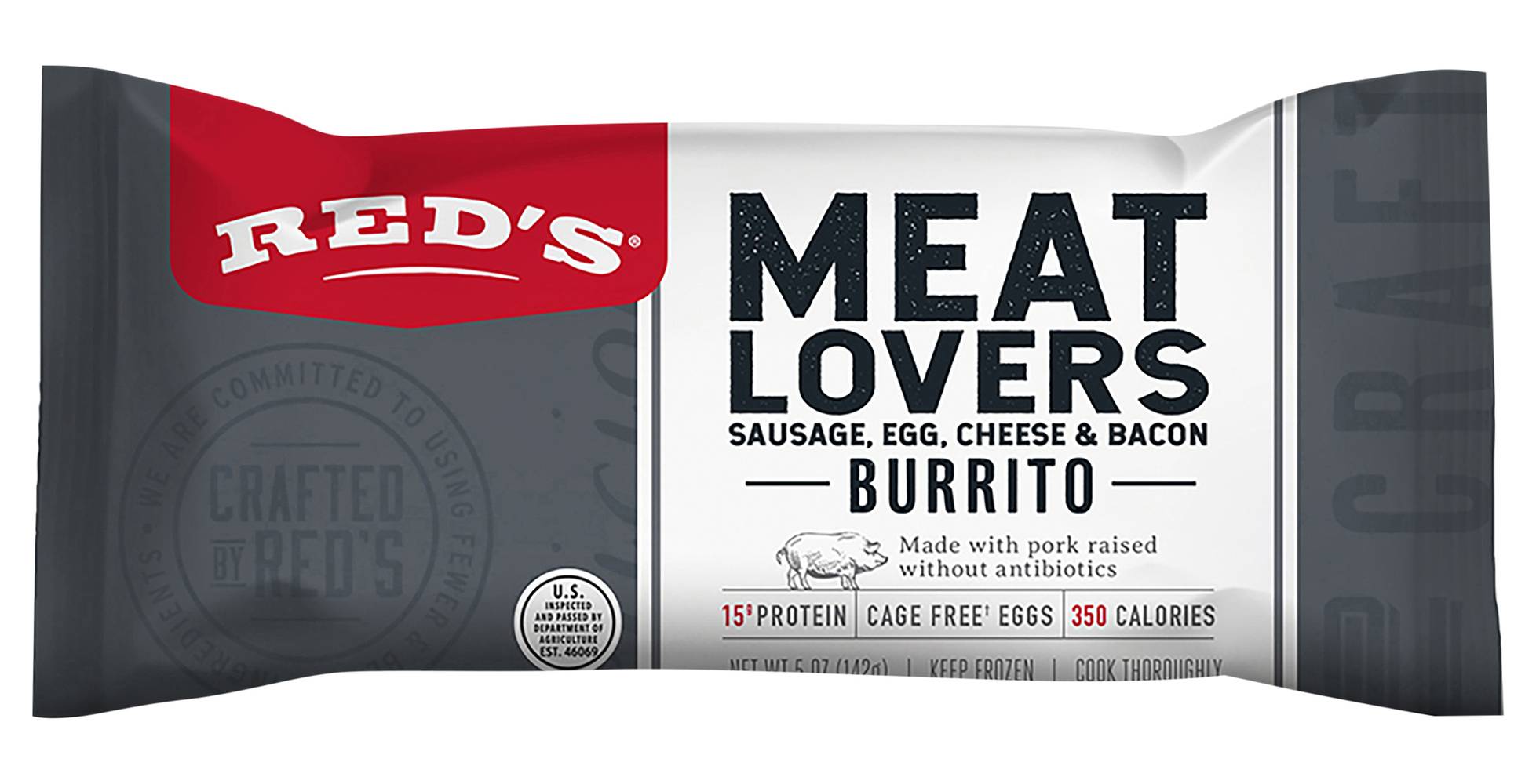 Red's Sausage & Egg Meat Lovers Burrito (5 oz)