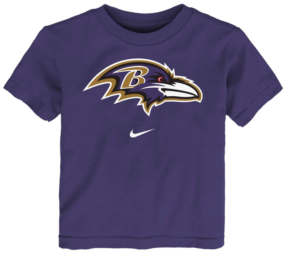 Nike Toddler Baltimore Ravens Logo New Orchid T-Shirt (3T)