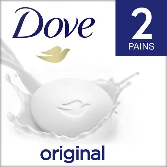 Dove Skin Nourishing White Beauty Bar More Moisturizing than Bar Soap, 3.75 OZ, 2 Bar