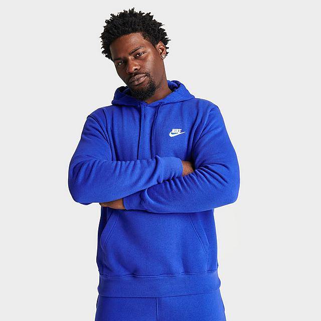 Nike Sportswear Club Fleece Pullover Game Hoodie (blue) (size m)