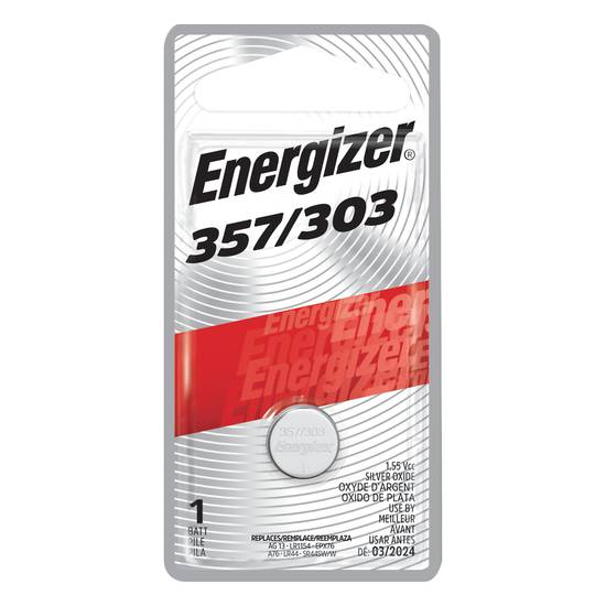 Energizer 357 303 Silver Oxide 1.5v Battery (1 battery)