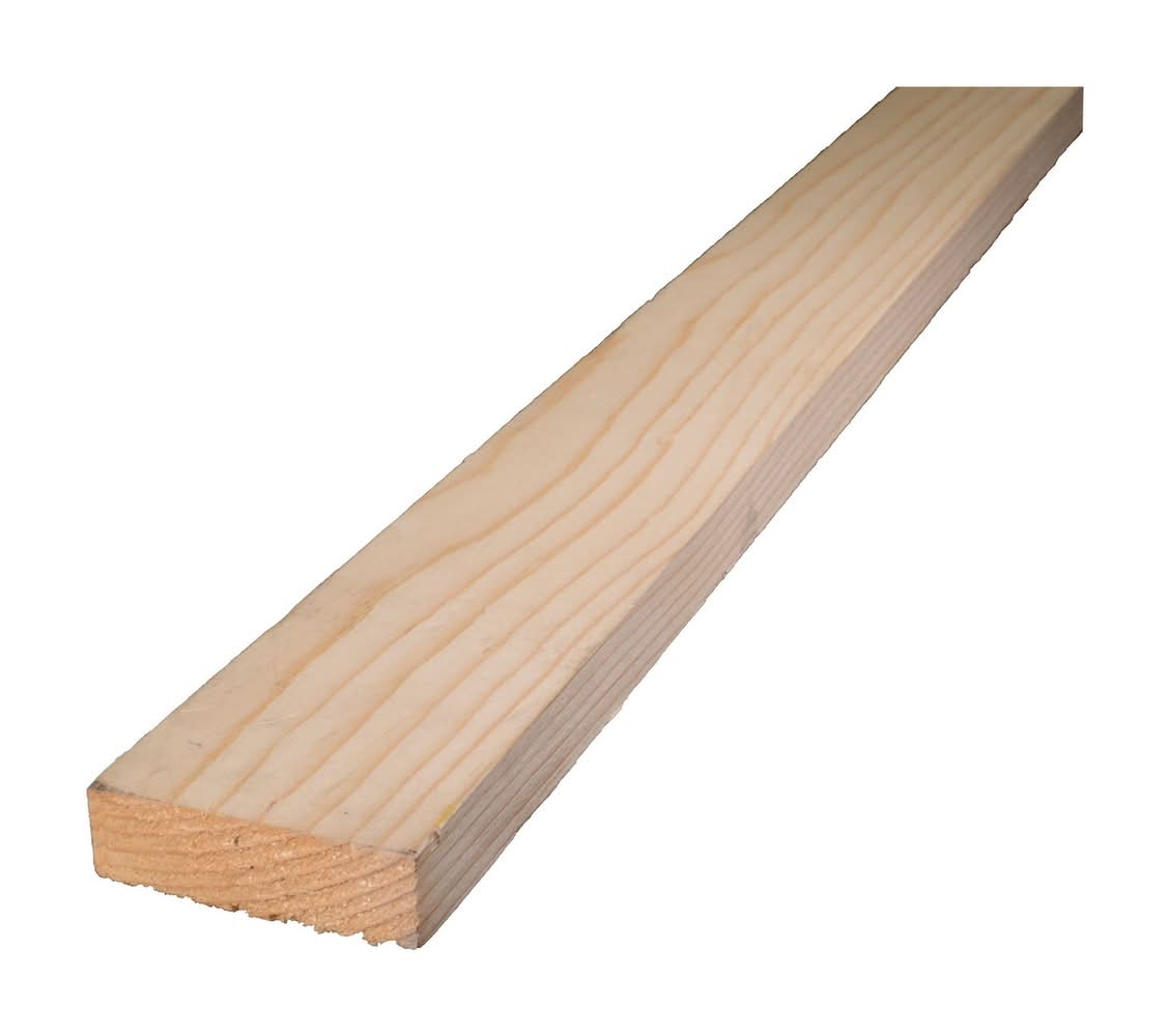Alexandria Moulding 1 In. X 3 In. W X 8 Ft. L Pine Furring Strip #2/Btr Premium Grade