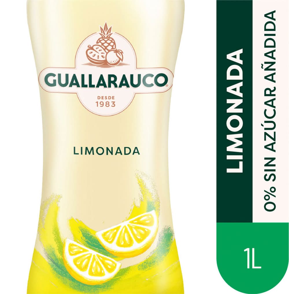 Guallarauco · Bebida de limonada 0% azúcar añadida (1 L)
