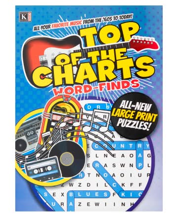 Kappa Top Of the Charts Word-Finds Book, Assorted