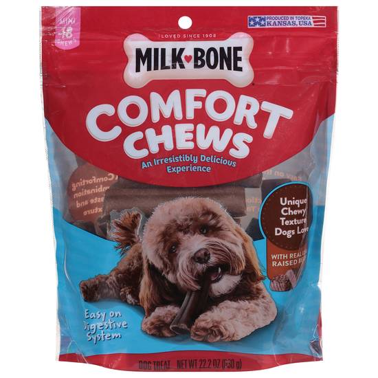 Milk-Bone Mini Comfort Chews, Dog Chews With Unique Chewy (beef)