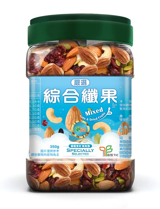 Sunny Ranch綜合纖果350g <350g克 x 1 x 1Bucket桶>