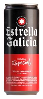 Cerveza Estrella Galicia especial lata 33 cl.