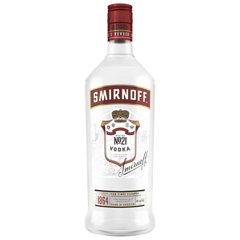 Smirnoff No 21 Triple Distilled Vodka (1.75 L)