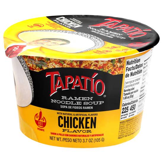 Tapatio Chicken Flavor Ramen Noodle Soup