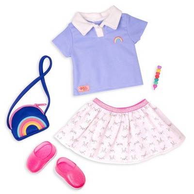 Our Generation School Uniform Outfit, Multicolor