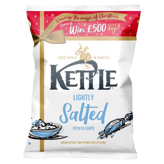 Kettle Lightly Salted Potato Chips (130g)