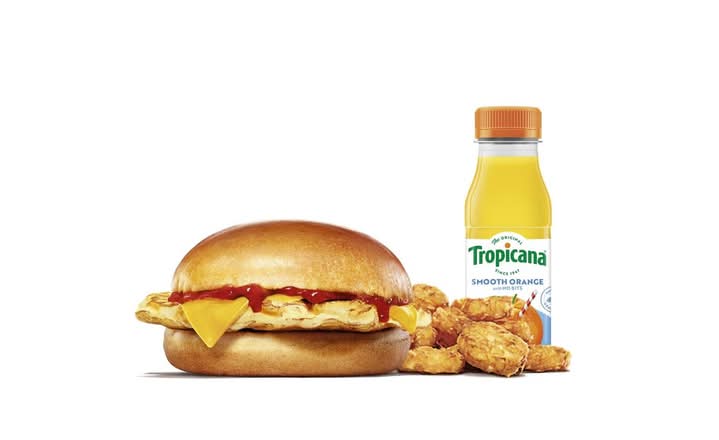 Egg and Cheese Butty Meal