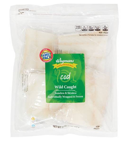 Wegmans Wild Caught Cod, FAMILY PACK