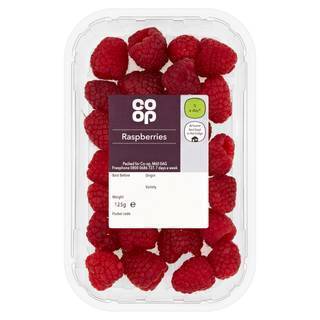 Co Op Raspberries Punnet 150G