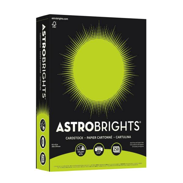 Astrobrights 65 Lb Terra Green Color Cardstock