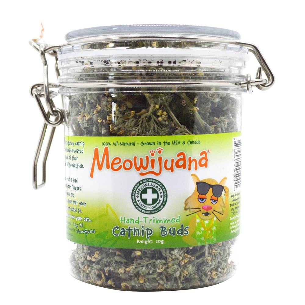 Meowijuana® Jar of Buds Catnip (Size: 21 G)