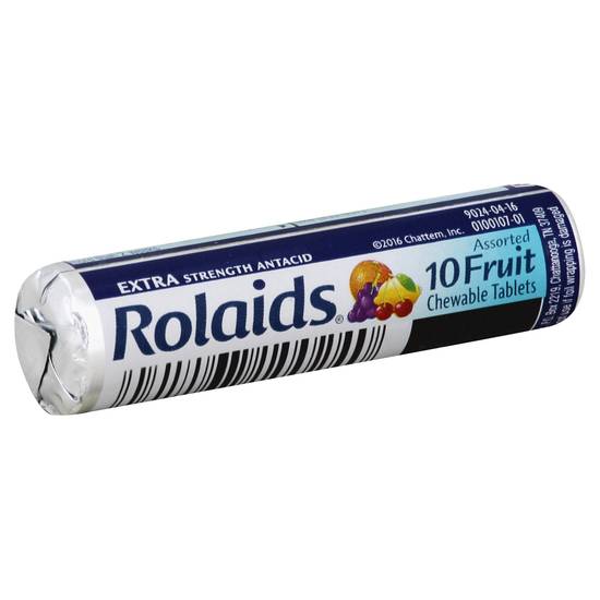 Rolaids Fruit Chewable Tablets (10 ct)