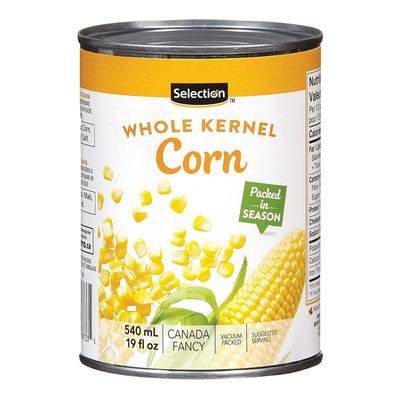 Selection Whole Kernel Corn