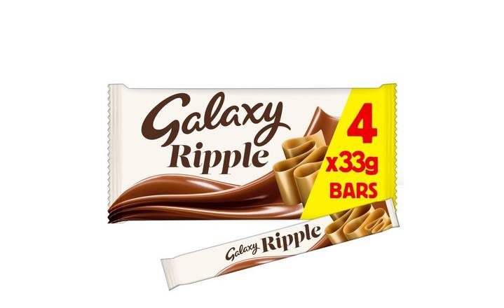 Galaxy Ripple Chocolate Bars 4 pack 33g (366528) 