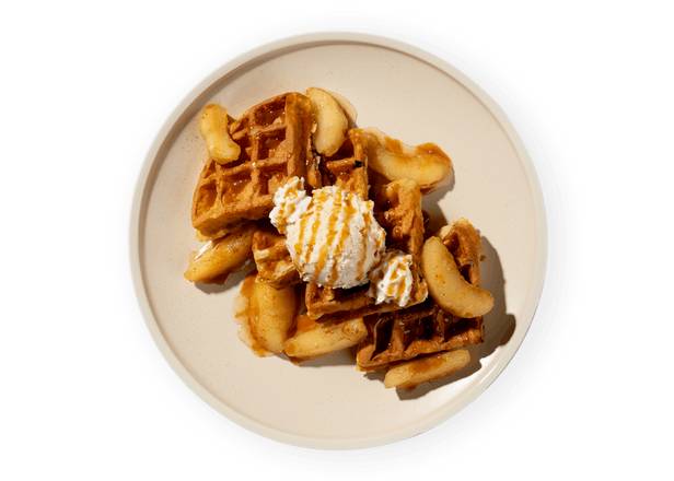 Cinnamon Apple Cheesecake Waffle