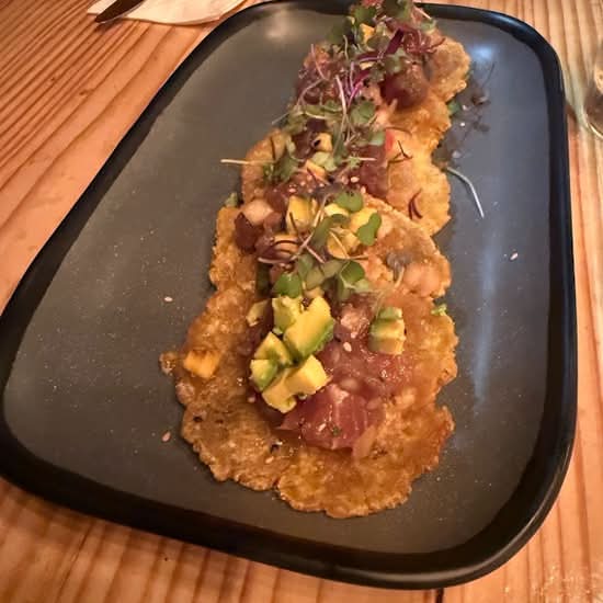 Tuna Tartare Tostones