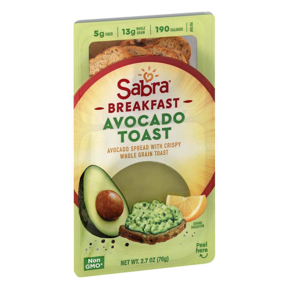 Sabra Breakfast Avocado Toast Spread With Toast (2.7 oz)