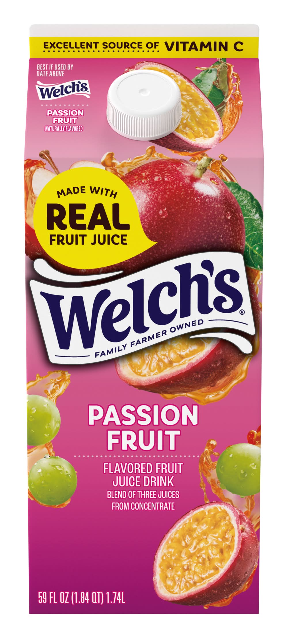 Welch's Fruit Juice Drink, Passion Fruit (59 fl oz)