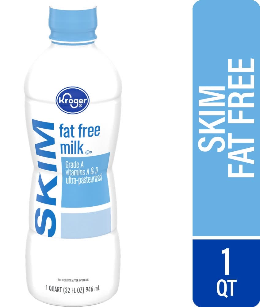 Kroger Fat Free Skim Milk (32 fl oz)