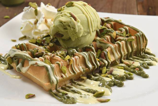 Pistachio Waffle