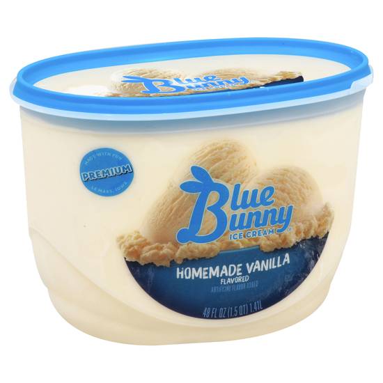 Blue Bunny Premium Homemade Vanilla Ice Cream (48 oz)