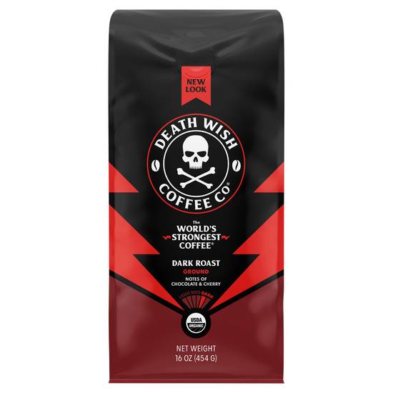 Death Wish Coffee Co. Ground Coffee (16 oz) (dark roast)