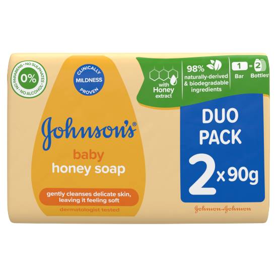 Johnson's Baby Honey Soap Duo pack (2ct)